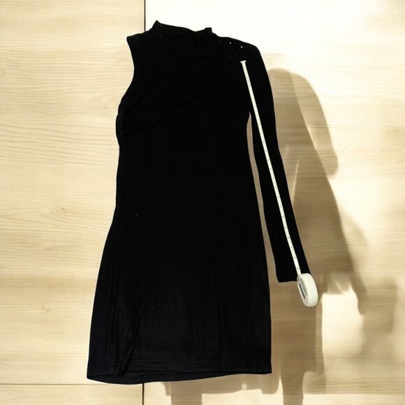 Guess Black Asymmetrical Dress – Size Small - Picture 5 of 8